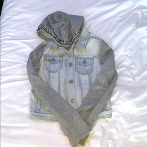 Aeropostale Denim and Fabric Jacket